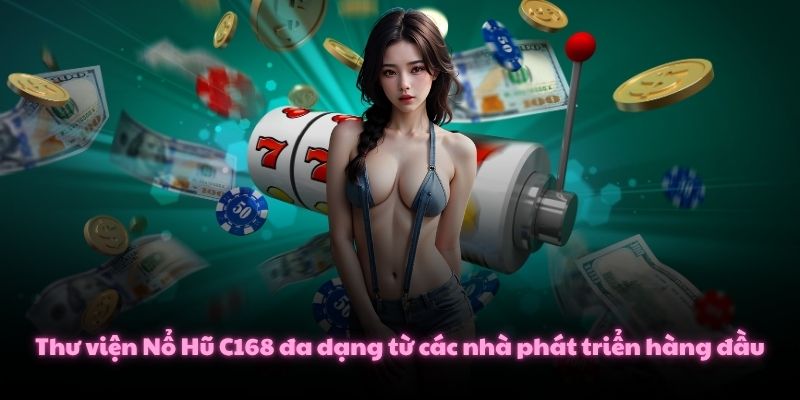 Thư viện Nổ Hũ C168 đa dạng từ các nhà phát triển hàng đầu